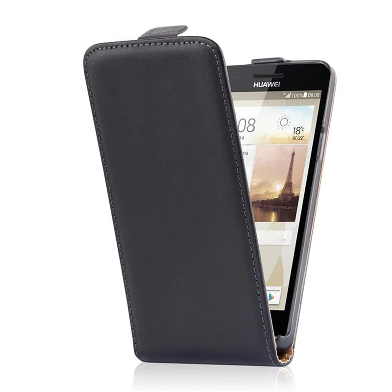 Cadorabo Hülle kompatibel mit Huawei ASCEND P6 MINI Schutzhülle im Flip Design aus glattem Kunstleder