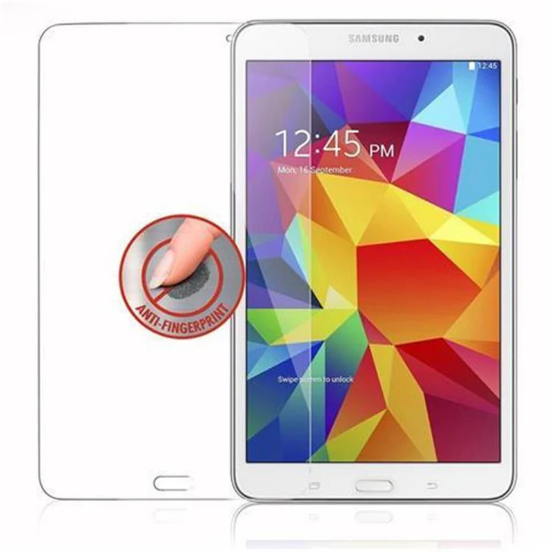 Cadorabo Panzer Folie kompatibel mit Samsung Galaxy Tab 4 (8 Zoll) Gehärtetes (Tempered) Display-Schutzglas in 9H Härte mit 3D Touch Kompatibilität