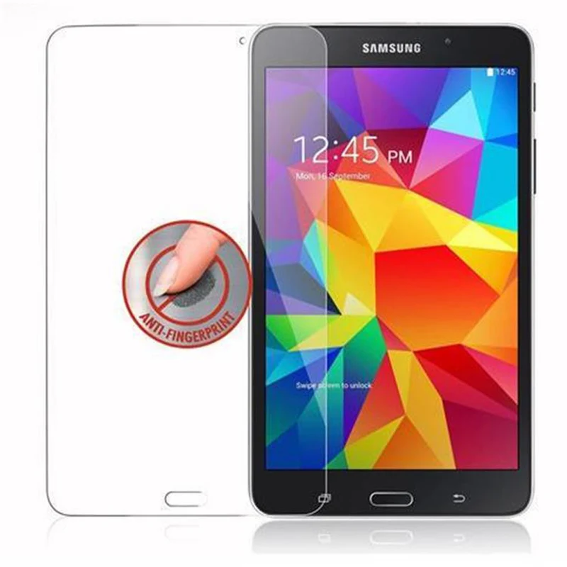 Cadorabo Panzer Folie kompatibel mit Samsung Galaxy Tab 4 (7 Zoll) Gehärtetes (Tempered) Display-Schutzglas in 9H Härte mit 3D Touch Kompatibilität