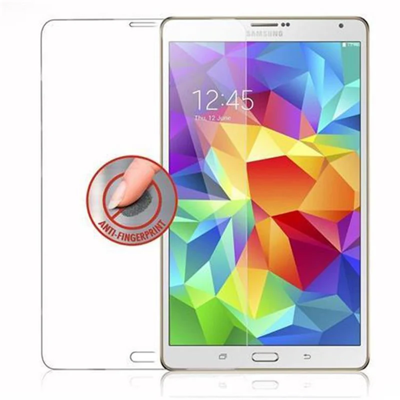 Cadorabo Panzer Folie kompatibel mit Samsung Galaxy Tab S (8.4 Zoll) Gehärtetes (Tempered) Display-Schutzglas in 9H Härte mit 3D Touch Kompatibilität