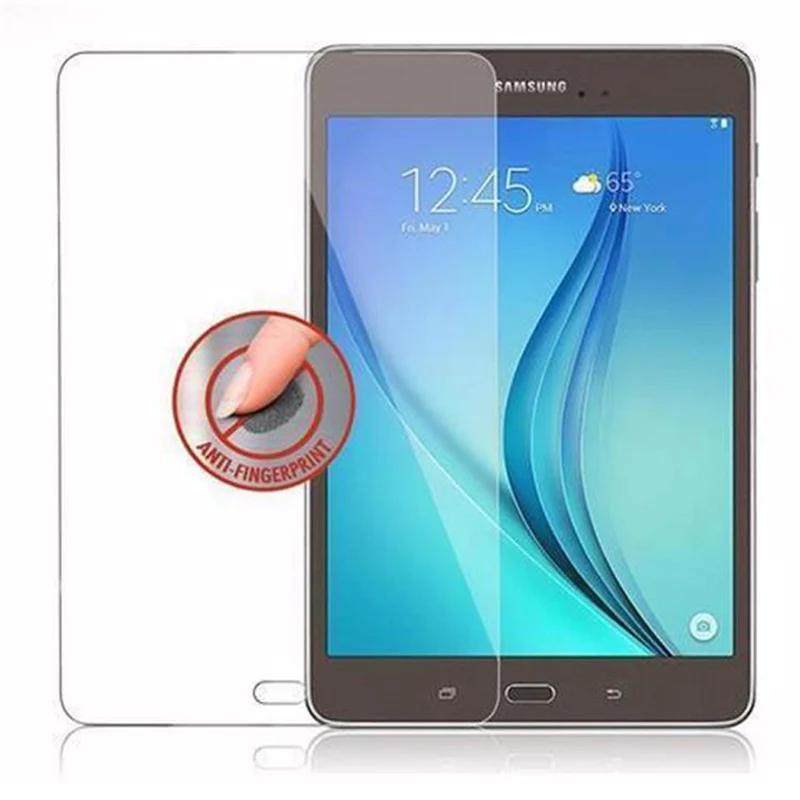 Cadorabo Panzer Folie kompatibel mit Samsung Galaxy Tab A (8 Zoll) Gehärtetes (Tempered) Display-Schutzglas in 9H Härte mit 3D Touch Kompatibilität