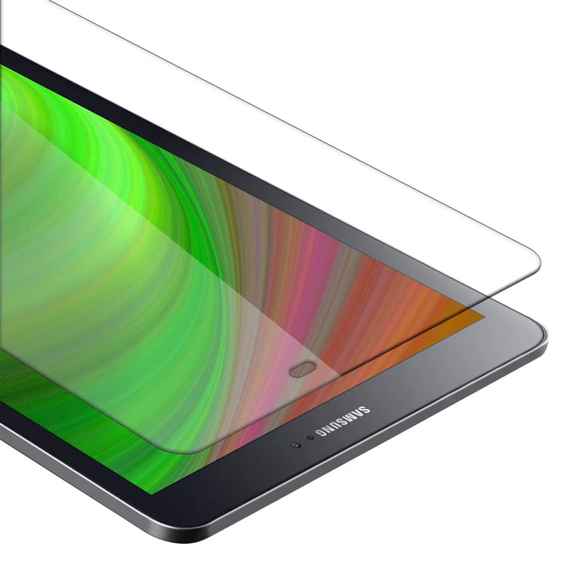 Cadorabo Panzer Folie kompatibel mit Samsung Galaxy Tab S2 (9.7 Zoll) Gehärtetes (Tempered) Display-Schutzglas in 9H Härte mit 3D Touch Kompatibilität