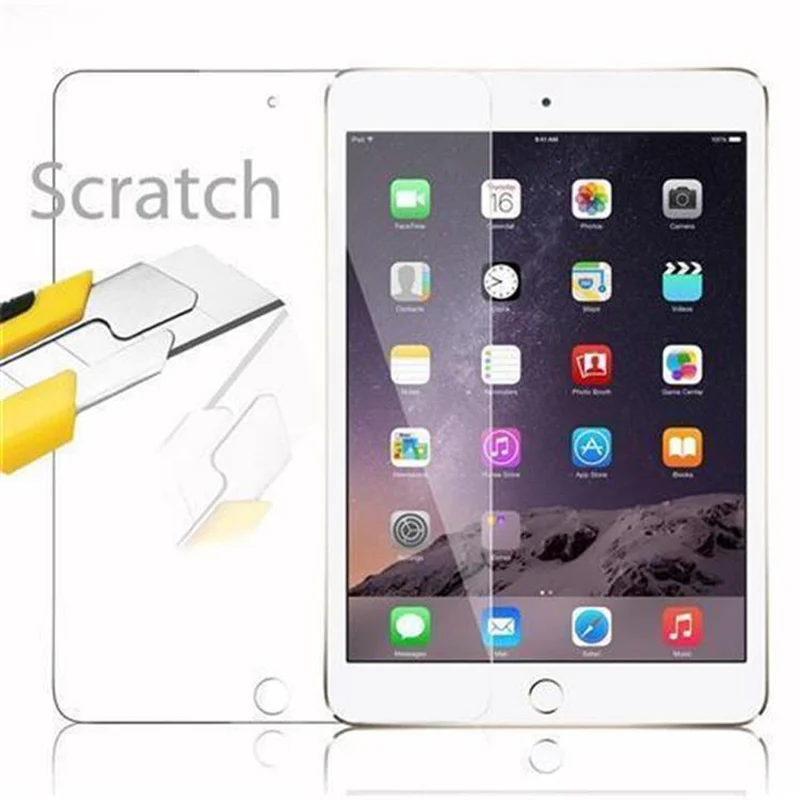 Cadorabo Panzer Folie kompatibel mit Apple iPad MINI 4 (7.9 Zoll) Gehärtetes (Tempered) Display-Schutzglas in 9H Härte mit 3D Touch Kompatibilität