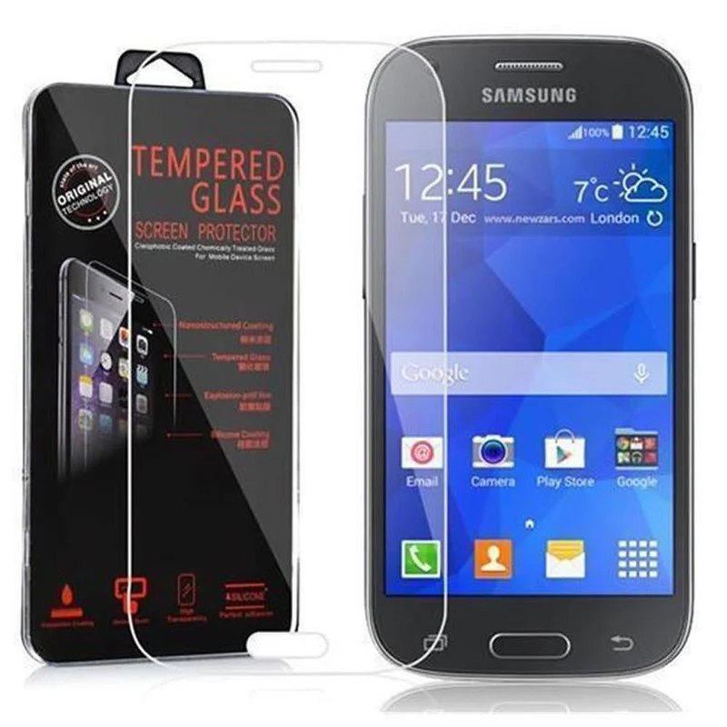 Cadorabo Panzer Folie kompatibel mit Samsung Galaxy ACE STYLE LTE - Schutzfolie Gehärtetes (Tempered) Display-Schutzglas in 9H Härte mit 3D Touch Kompatibilität