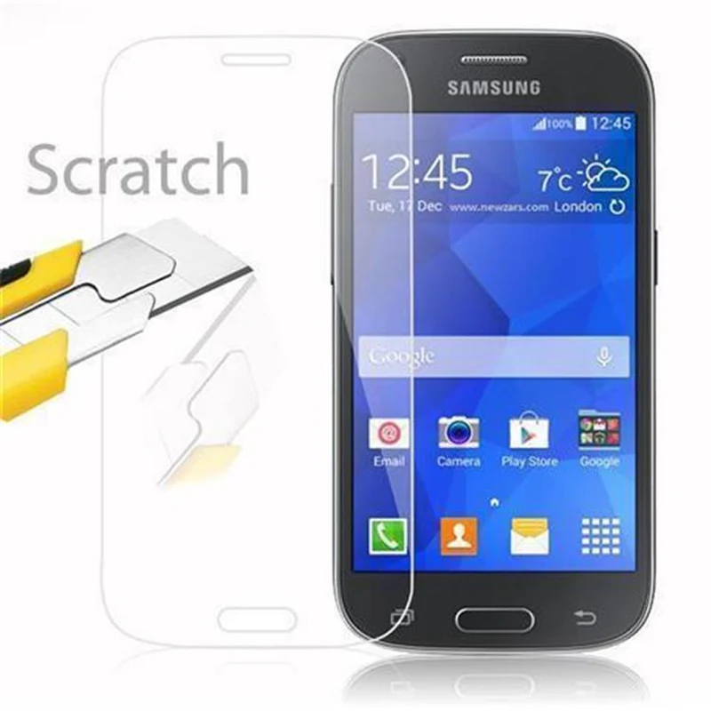 Cadorabo Panzer Folie kompatibel mit Samsung Galaxy ACE STYLE LTE - Schutzfolie Gehärtetes (Tempered) Display-Schutzglas in 9H Härte mit 3D Touch Kompatibilität