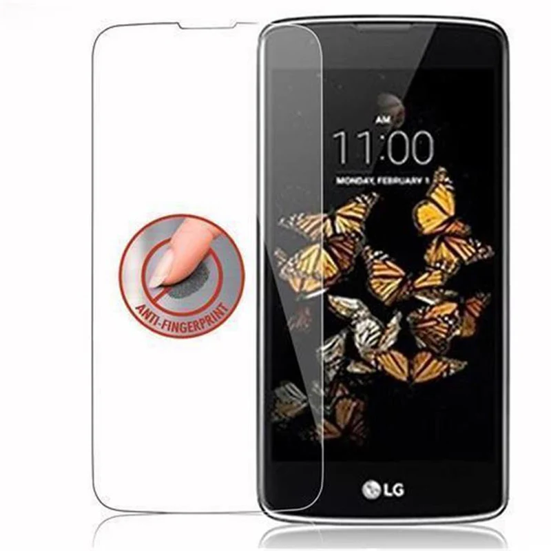 Cadorabo Panzer Folie kompatibel mit LG K8 2016 - Schutzfolie Gehärtetes (Tempered) Display-Schutzglas in 9H Härte mit 3D Touch Kompatibilität