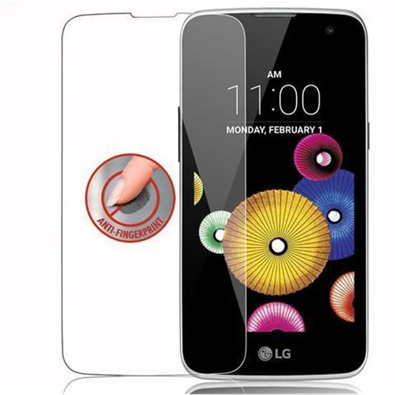 Cadorabo Panzer Folie kompatibel mit LG K4 2016 - Schutzfolie Gehärtetes (Tempered) Display-Schutzglas in 9H Härte mit 3D Touch Kompatibilität