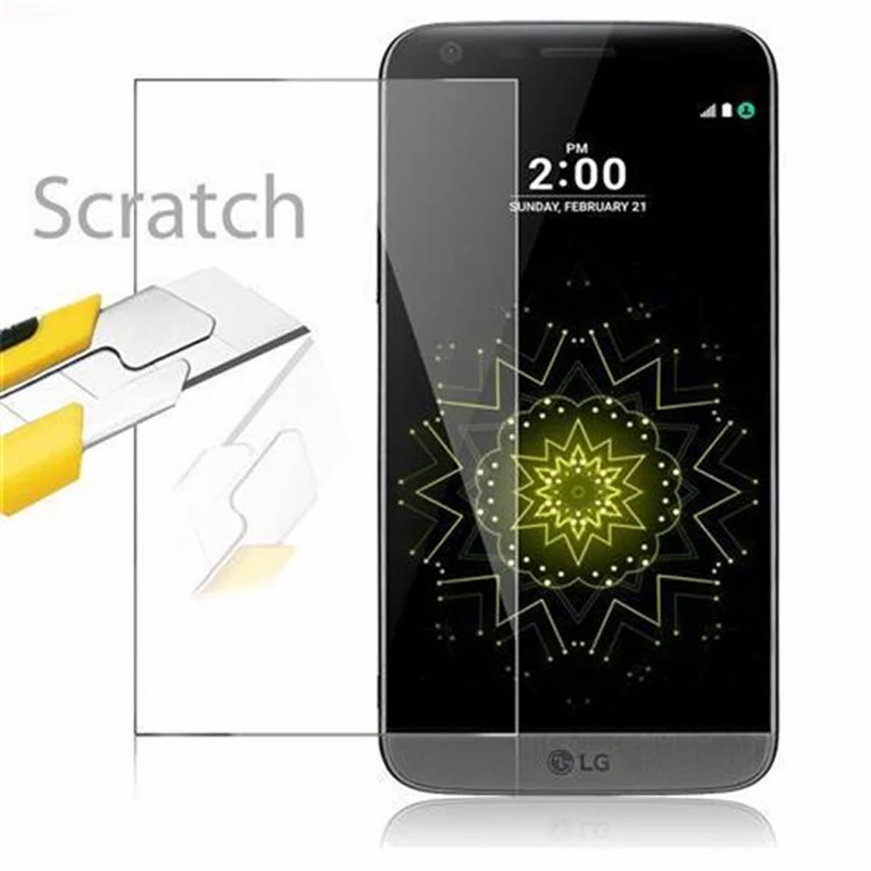 Cadorabo Panzer Folie kompatibel mit LG G5 - Schutzfolie Gehärtetes (Tempered) Display-Schutzglas in 9H Härte mit 3D Touch Kompatibilität