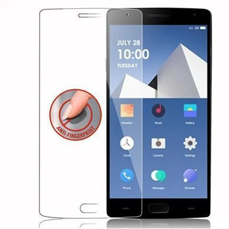 Cadorabo Panzer Folie kompatibel mit OnePlus 2 - Schutzfolie Gehärtetes (Tempered) Display-Schutzglas in 9H Härte mit 3D Touch Kompatibilität