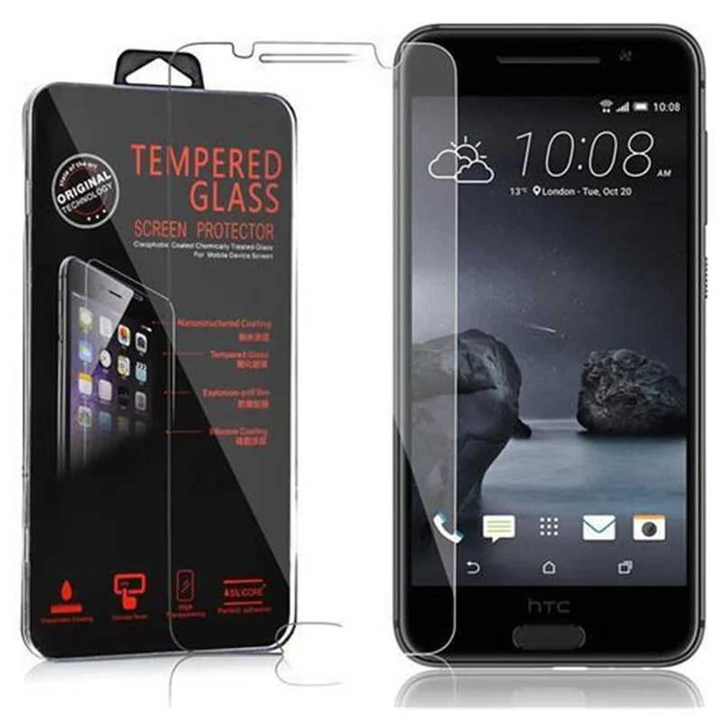 Cadorabo Panzer Folie kompatibel mit HTC ONE A9 - Schutzfolie Gehärtetes (Tempered) Display-Schutzglas in 9H Härte mit 3D Touch Kompatibilität