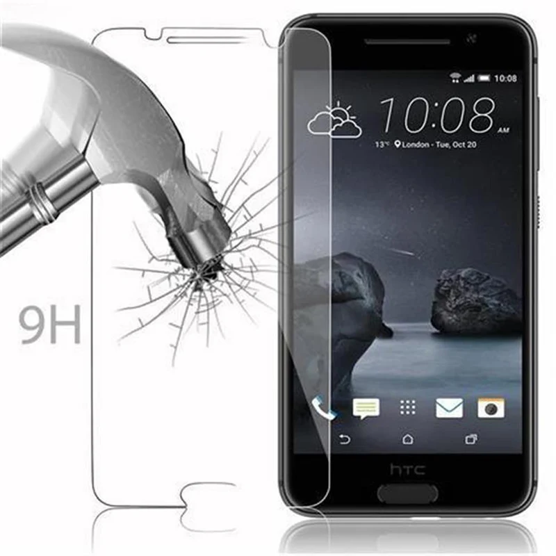 Cadorabo Panzer Folie kompatibel mit HTC ONE A9 - Schutzfolie Gehärtetes (Tempered) Display-Schutzglas in 9H Härte mit 3D Touch Kompatibilität