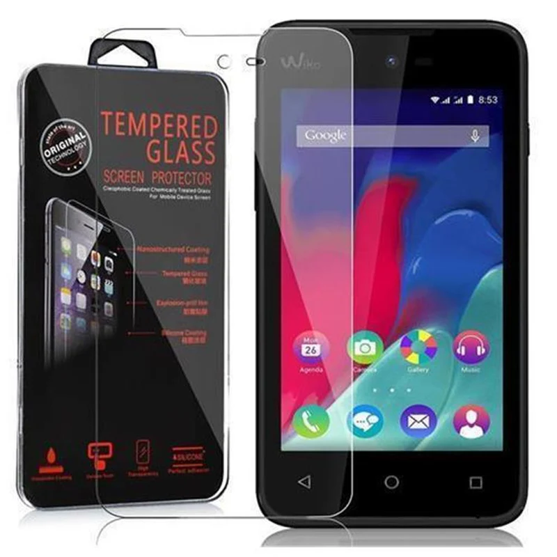 Cadorabo Panzer Folie kompatibel mit WIKO SUNSET 2 - Schutzfolie Gehärtetes (Tempered) Display-Schutzglas in 9H Härte mit 3D Touch Kompatibilität