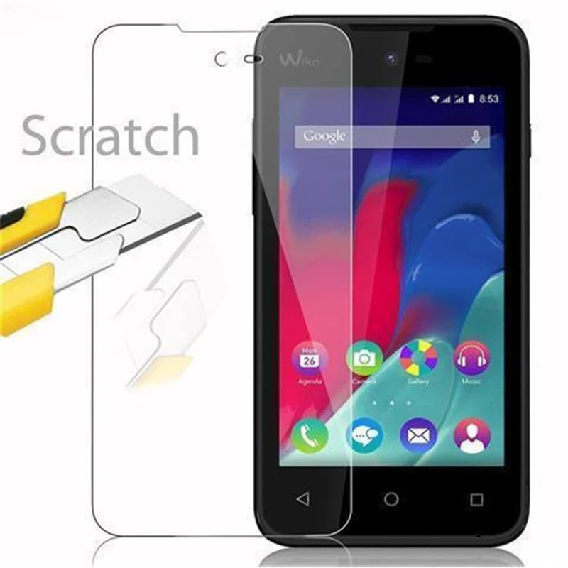Cadorabo Panzer Folie kompatibel mit WIKO SUNSET 2 - Schutzfolie Gehärtetes (Tempered) Display-Schutzglas in 9H Härte mit 3D Touch Kompatibilität