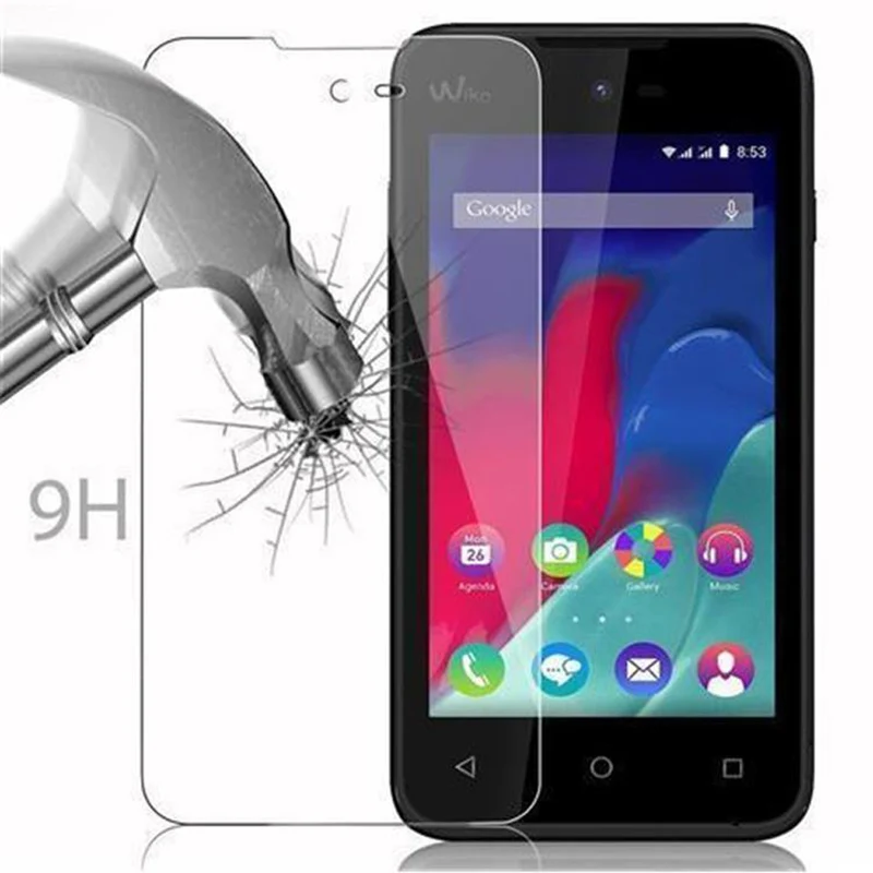 Cadorabo Panzer Folie kompatibel mit WIKO SUNSET 2 - Schutzfolie Gehärtetes (Tempered) Display-Schutzglas in 9H Härte mit 3D Touch Kompatibilität