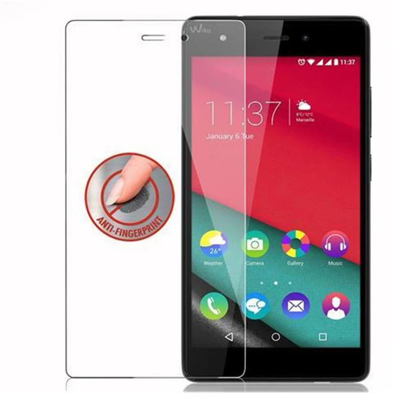 Cadorabo Panzer Folie kompatibel mit WIKO PULP 4G - Schutzfolie Gehärtetes (Tempered) Display-Schutzglas in 9H Härte mit 3D Touch Kompatibilität