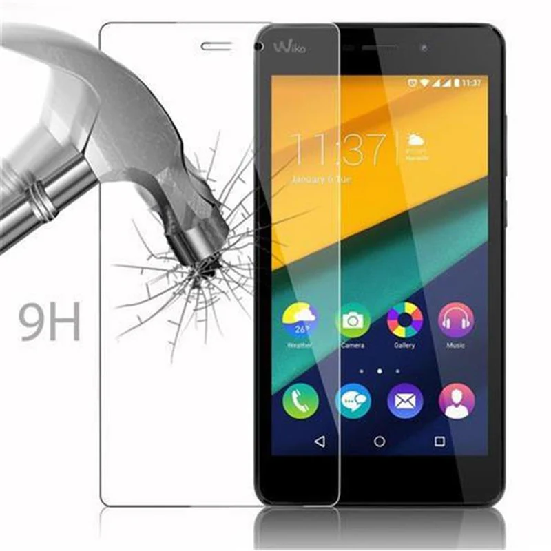 Cadorabo Panzer Folie kompatibel mit WIKO PULP FAB - Schutzfolie Gehärtetes (Tempered) Display-Schutzglas in 9H Härte mit 3D Touch Kompatibilität