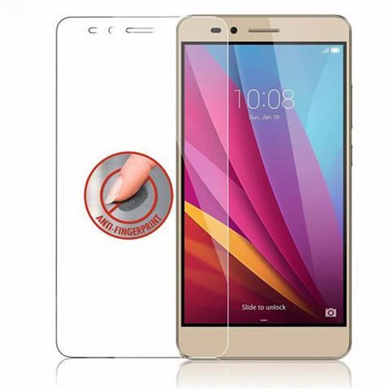 Cadorabo Panzer Folie kompatibel mit Honor 5X / Play 5X / Huawei GR5 2016 - Schutzfolie Gehärtetes (Tempered) Display-Schutzglas in 9H Härte mit 3D Touch Kompatibilität