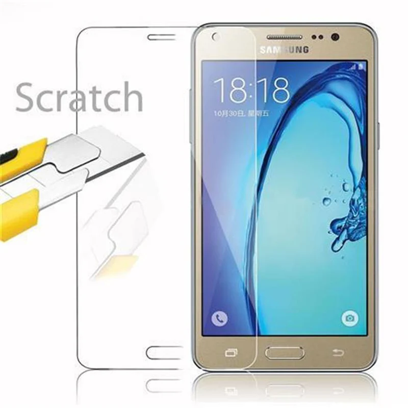 Cadorabo Panzer Folie kompatibel mit Samsung Galaxy J5 PRIME / ON5 - Schutzfolie Gehärtetes (Tempered) Display-Schutzglas in 9H Härte mit 3D Touch Kompatibilität
