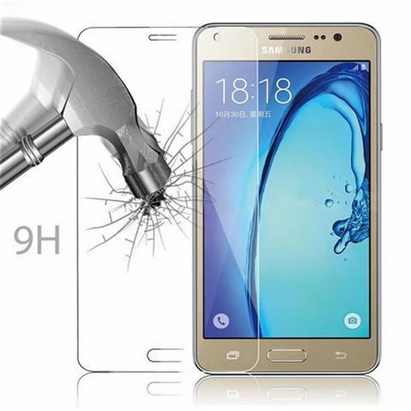 Cadorabo Panzer Folie kompatibel mit Samsung Galaxy J5 PRIME / ON5 - Schutzfolie Gehärtetes (Tempered) Display-Schutzglas in 9H Härte mit 3D Touch Kompatibilität