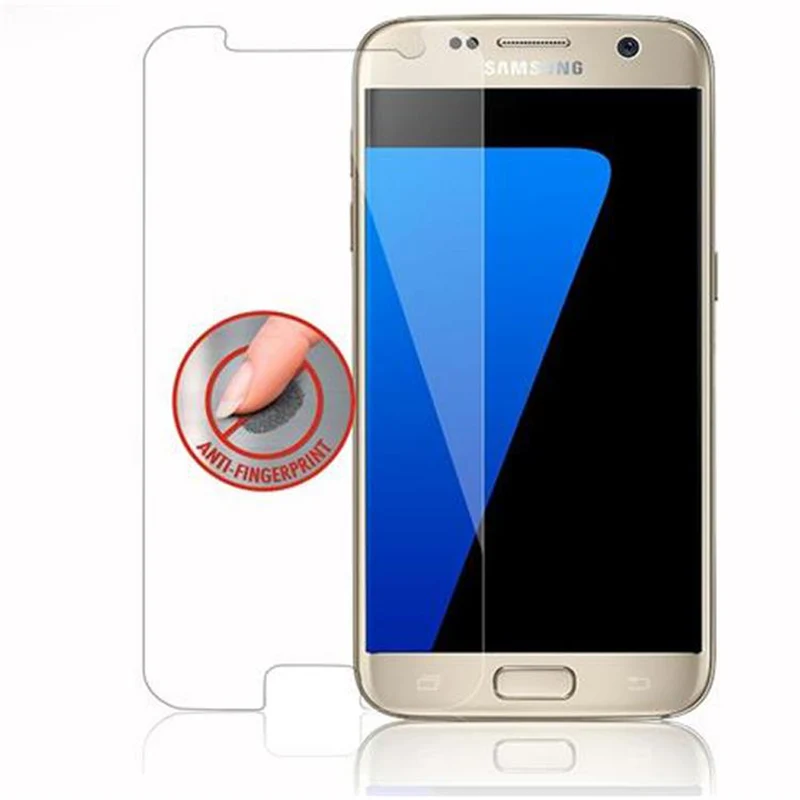 Cadorabo Panzer Folie kompatibel mit Samsung Galaxy S7 - Schutzfolie Gehärtetes (Tempered) Display-Schutzglas in 9H Härte mit 3D Touch Kompatibilität