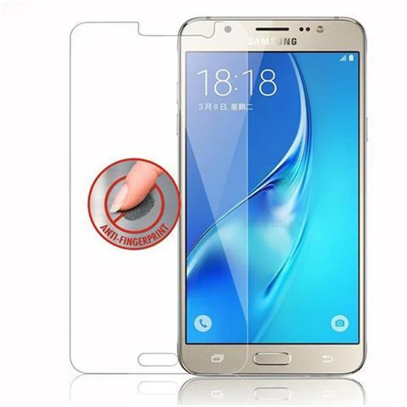 Cadorabo Panzer Folie kompatibel mit Samsung Galaxy J7 2015 - Schutzfolie Gehärtetes (Tempered) Display-Schutzglas in 9H Härte mit 3D Touch Kompatibilität