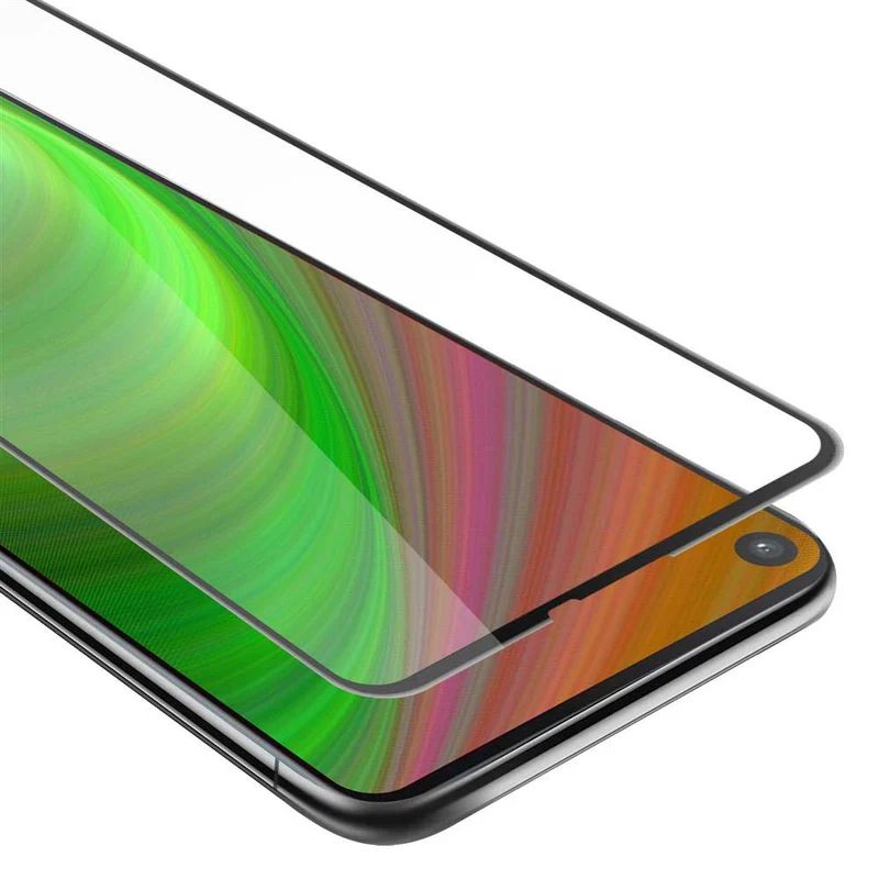 Cadorabo Vollbild Panzer Folie kompatibel mit Samsung Galaxy A9 PRO 2019 - Schutzfolie Gehärtetes (Tempered) Display-Schutzglas in 9H Härte mit 3D Touch