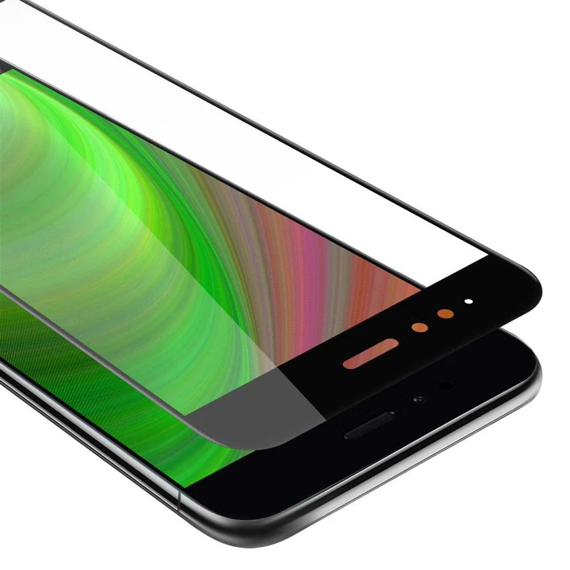 Cadorabo Vollbild Panzer Folie kompatibel mit Xiaomi Mi A1 / Mi 5X - Schutzfolie Gehärtetes (Tempered) Display-Schutzglas in 9H Härte mit 3D Touch
