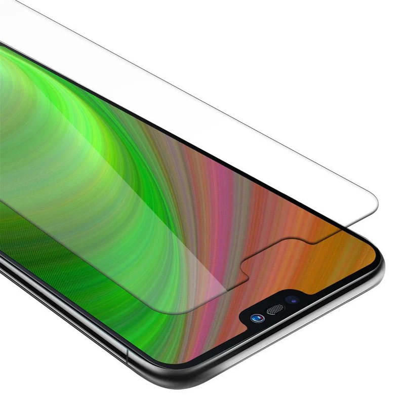 Cadorabo Panzer Folie kompatibel mit Huawei P20 LITE 2018 / NOVA 3E - Schutzfolie Gehärtetes (Tempered) Display-Schutzglas in 9H Härte mit 3D Touch Kompatibilität