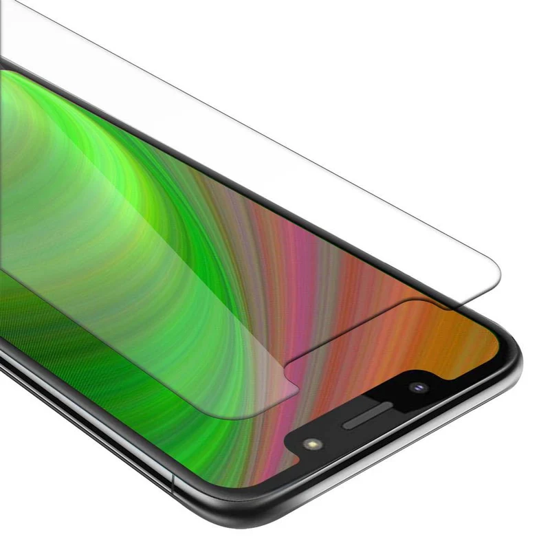 Cadorabo Panzer Folie kompatibel mit Motorola MOTO G7 PLAY - Schutzfolie Gehärtetes (Tempered) Display-Schutzglas in 9H Härte mit 3D Touch Kompatibilität