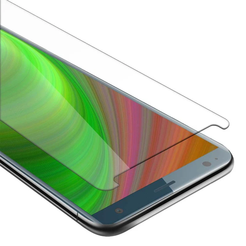 Cadorabo Panzer Folie kompatibel mit Sony Xperia XZ2 - Schutzfolie Gehärtetes (Tempered) Display-Schutzglas in 9H Härte mit 3D Touch Kompatibilität