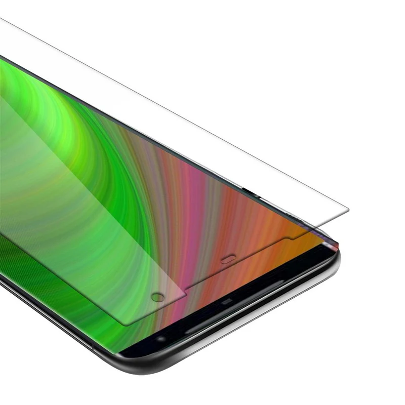 Cadorabo Panzer Folie kompatibel mit Sony Xperia XZ1s - Schutzfolie Gehärtetes (Tempered) Display-Schutzglas in 9H Härte mit 3D Touch Kompatibilität