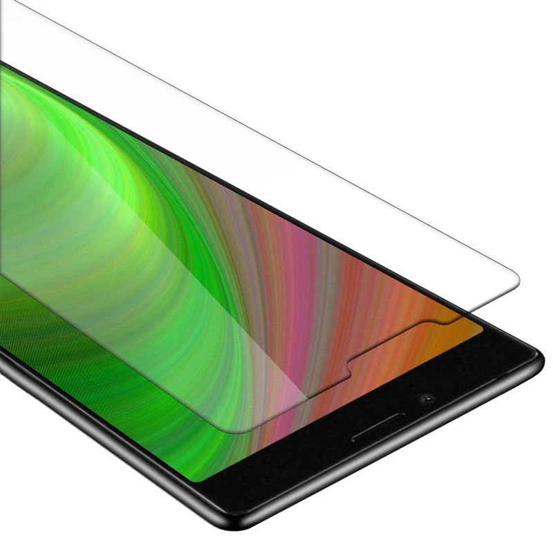 Cadorabo Panzer Folie kompatibel mit Sony Xperia L3 - Schutzfolie Gehärtetes (Tempered) Display-Schutzglas in 9H Härte mit 3D Touch Kompatibilität