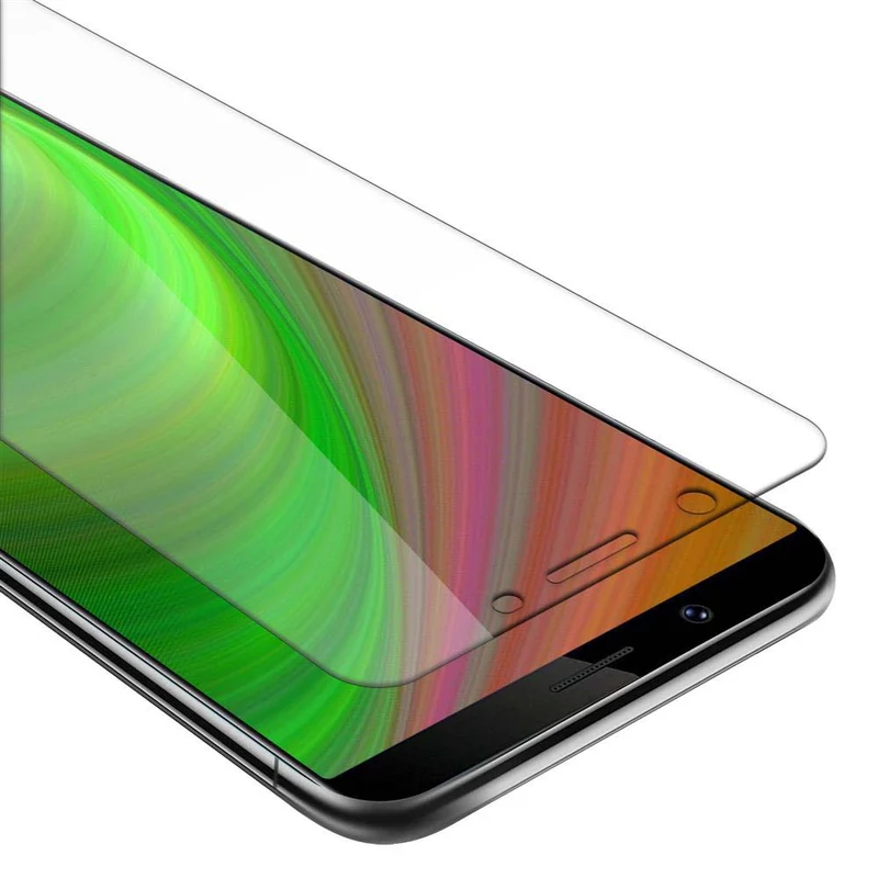 Cadorabo Panzer Folie kompatibel mit Vivo Y71 - Schutzfolie Gehärtetes (Tempered) Display-Schutzglas in 9H Härte mit 3D Touch Kompatibilität