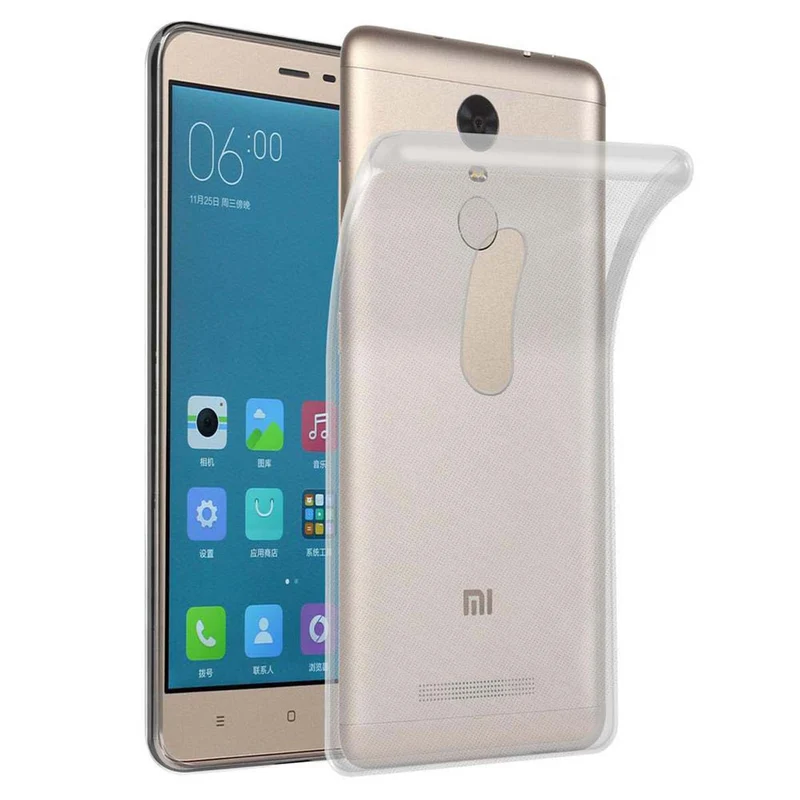 Cadorabo Hülle kompatibel mit Xiaomi Mi NOTE 3 Schutzhülle aus flexiblem TPU Silikon