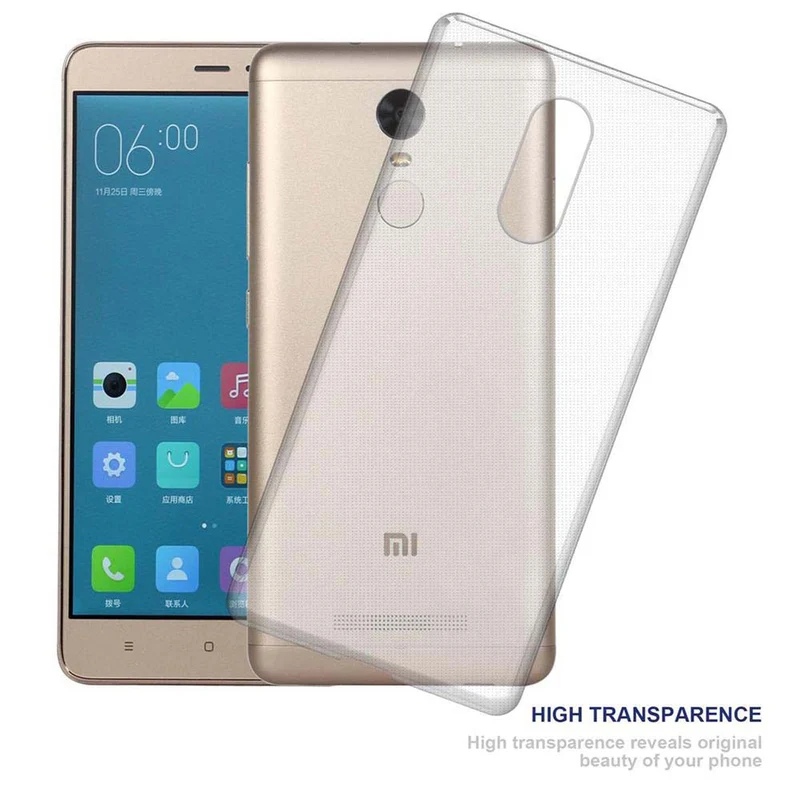 Cadorabo Hülle kompatibel mit Xiaomi Mi NOTE 3 Schutzhülle aus flexiblem TPU Silikon