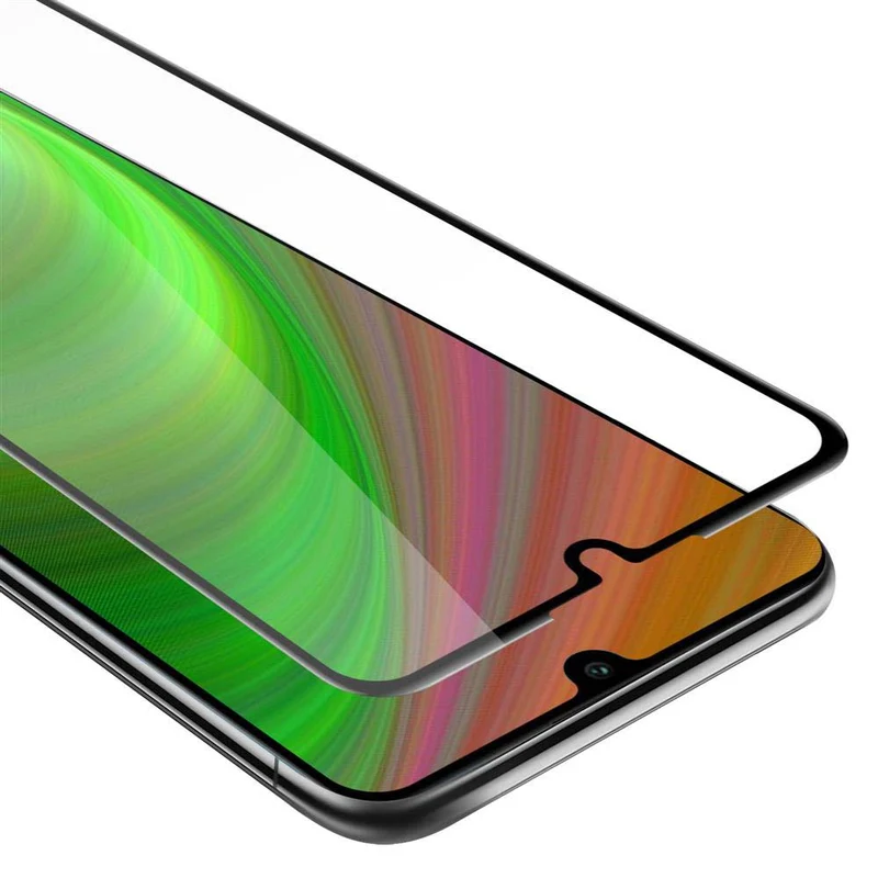 Cadorabo Vollbild Panzer Folie kompatibel mit Huawei P30 LITE - Schutzfolie Gehärtetes (Tempered) Display-Schutzglas in 9H Härte mit 3D Touch