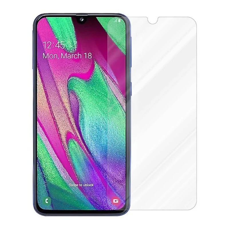 Cadorabo Panzer Folie kompatibel mit Samsung Galaxy A10e / A20e - Schutzfolie Gehärtetes (Tempered) Display-Schutzglas in 9H Härte mit 3D Touch Kompatibilität