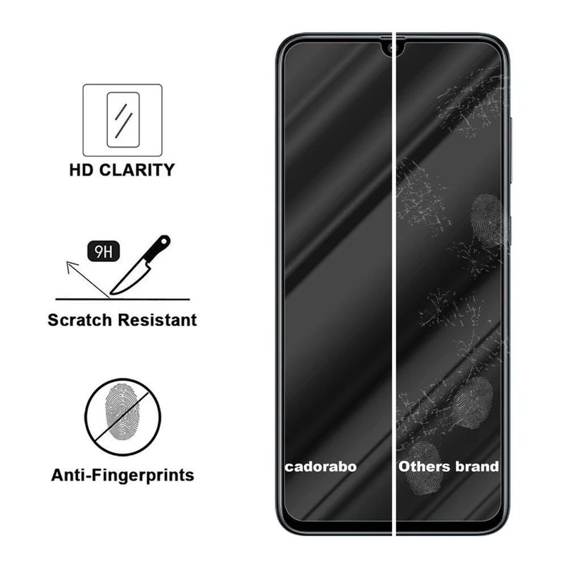 Cadorabo Panzer Folie kompatibel mit Samsung Galaxy A70 / A70s - Schutzfolie Gehärtetes (Tempered) Display-Schutzglas in 9H Härte mit 3D Touch Kompatibilität