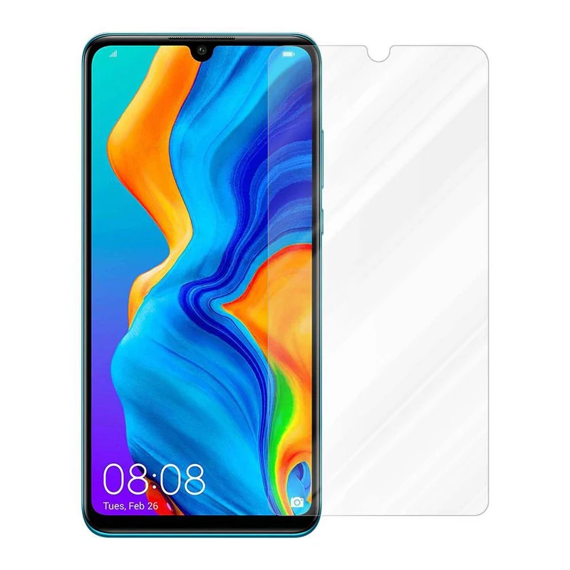 Cadorabo Panzer Folie kompatibel mit Huawei P30 LITE - Schutzfolie Gehärtetes (Tempered) Display-Schutzglas in 9H Härte mit 3D Touch Kompatibilität