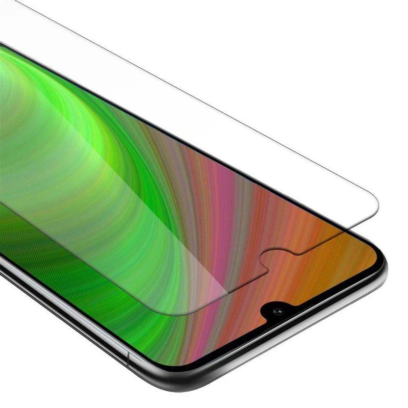 Cadorabo Panzer Folie kompatibel mit Huawei Y7 2019 / Y7 PRIME 2019 - Schutzfolie Gehärtetes (Tempered) Display-Schutzglas in 9H Härte mit 3D Touch Kompatibilität