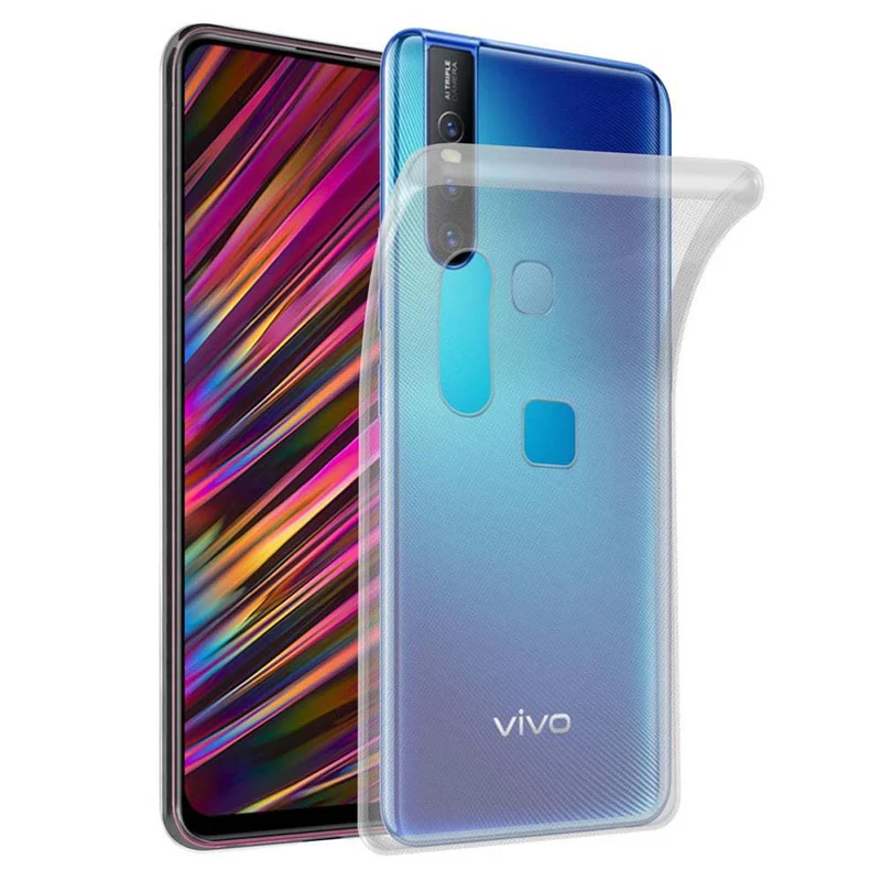 Cadorabo Hülle kompatibel mit Vivo V15 Schutzhülle aus flexiblem TPU Silikon