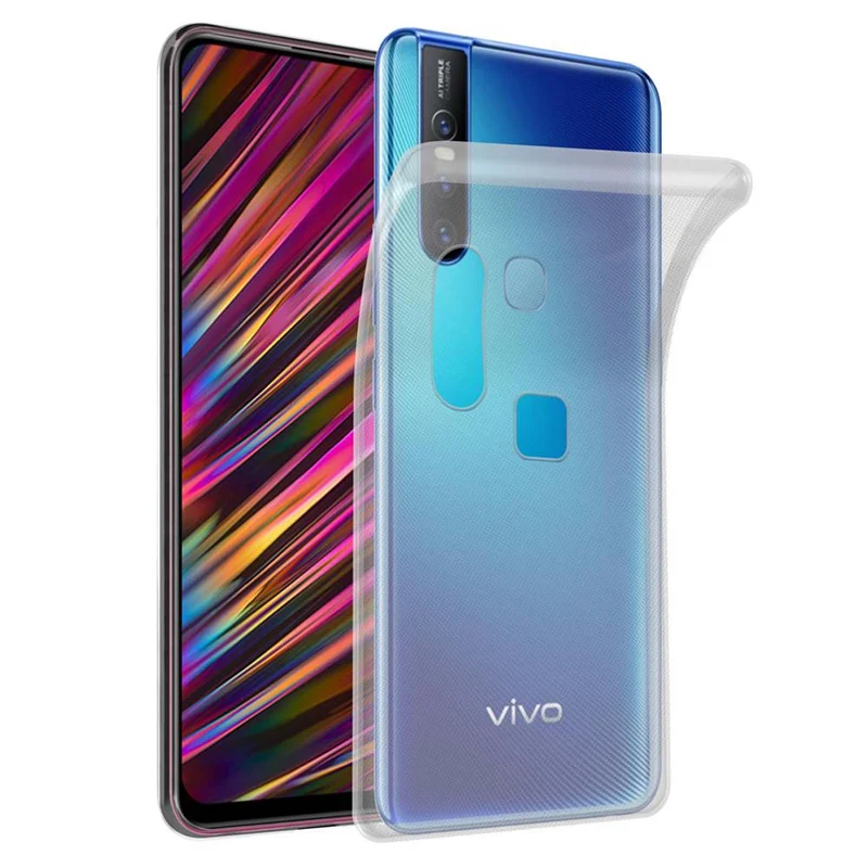 Cadorabo Hülle kompatibel mit Vivo V15 Schutzhülle aus flexiblem TPU Silikon