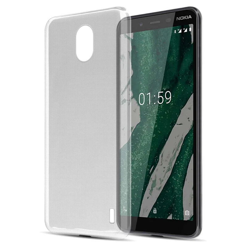 Cadorabo Hülle kompatibel mit Nokia 1 PLUS Schutzhülle aus flexiblem TPU Silikon