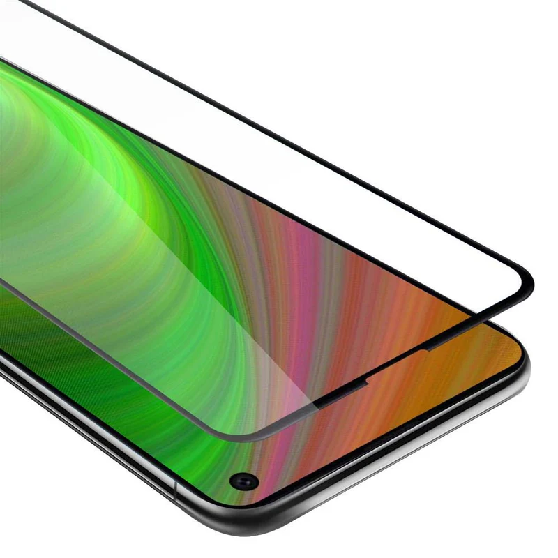 Cadorabo Vollbild Panzer Folie kompatibel mit Samsung Galaxy S10e - Schutzfolie Gehärtetes (Tempered) Display-Schutzglas in 9H Härte mit 3D Touch