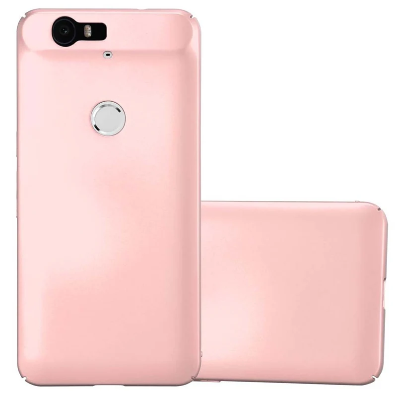 Cadorabo Hülle kompatibel mit Huawei Google NEXUS 6P Hard Case Schutzhülle in Metall Optik gegen Kratzer und Stöße