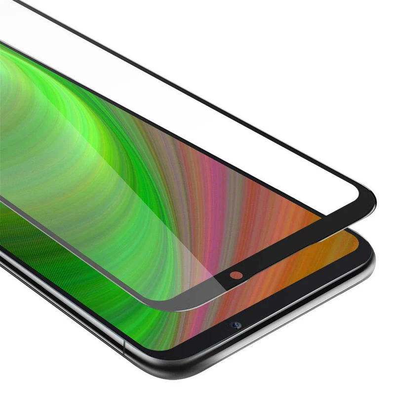 Cadorabo Vollbild Panzer Folie kompatibel mit Xiaomi BLACK SHARK 2 - Schutzfolie Gehärtetes (Tempered) Display-Schutzglas in 9H Härte mit 3D Touch