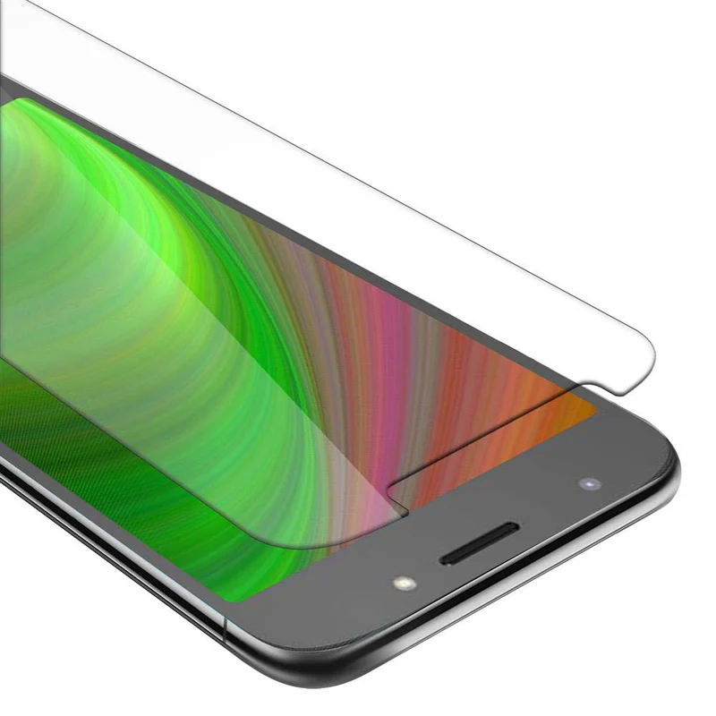 Cadorabo Panzer Folie kompatibel mit Motorola MOTO E5 / G6 PLAY - Schutzfolie Gehärtetes (Tempered) Display-Schutzglas in 9H Härte mit 3D Touch Kompatibilität