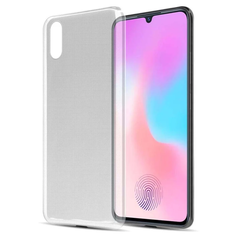 Cadorabo Hülle kompatibel mit Vivo X21s Schutzhülle aus flexiblem TPU Silikon