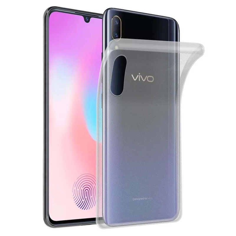 Cadorabo Hülle kompatibel mit Vivo X21s Schutzhülle aus flexiblem TPU Silikon