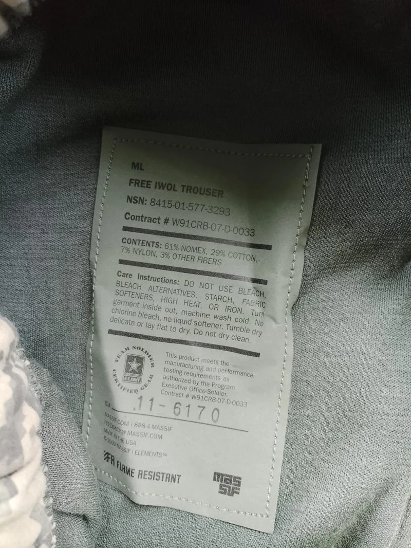 US Army Massif Elements Pants (AEP) Surplus